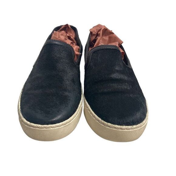 SAM EDELMAN Becker Slip On Loafer Black Calf Hair Size 7.5 M - Picture 1 of 9
